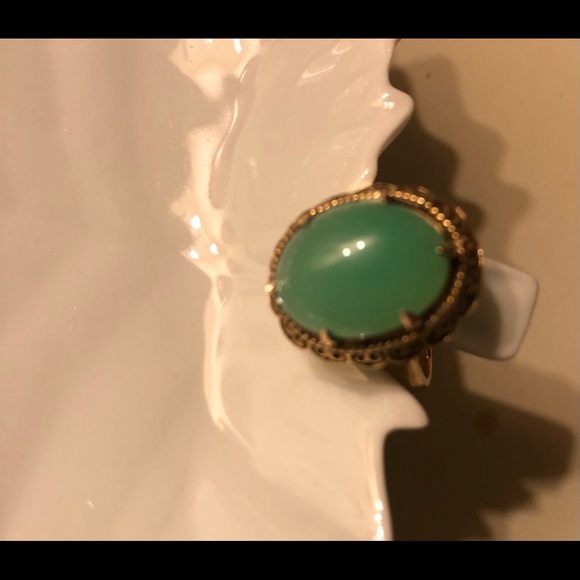 Rare Jade and Gold Antique Ring - Picture 8 of 8